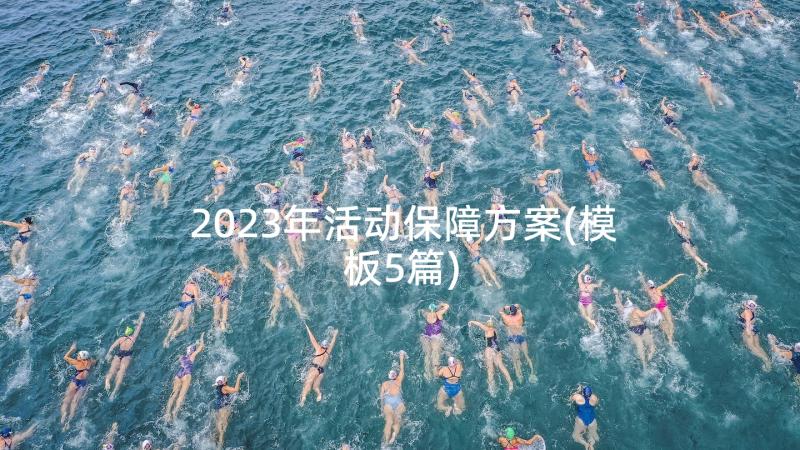 2023年活动保障方案(模板5篇)