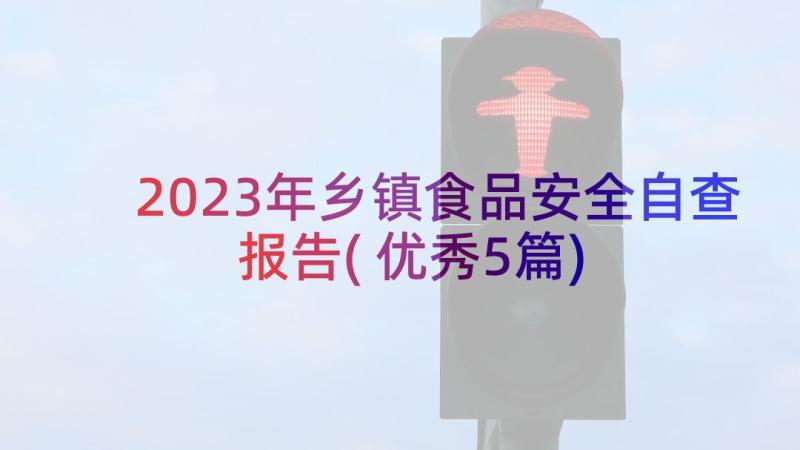 2023年乡镇食品安全自查报告(优秀5篇)