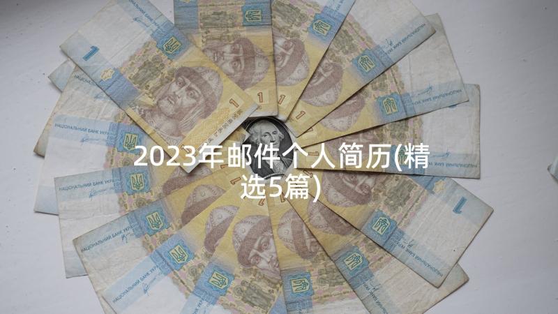 2023年邮件个人简历(精选5篇)