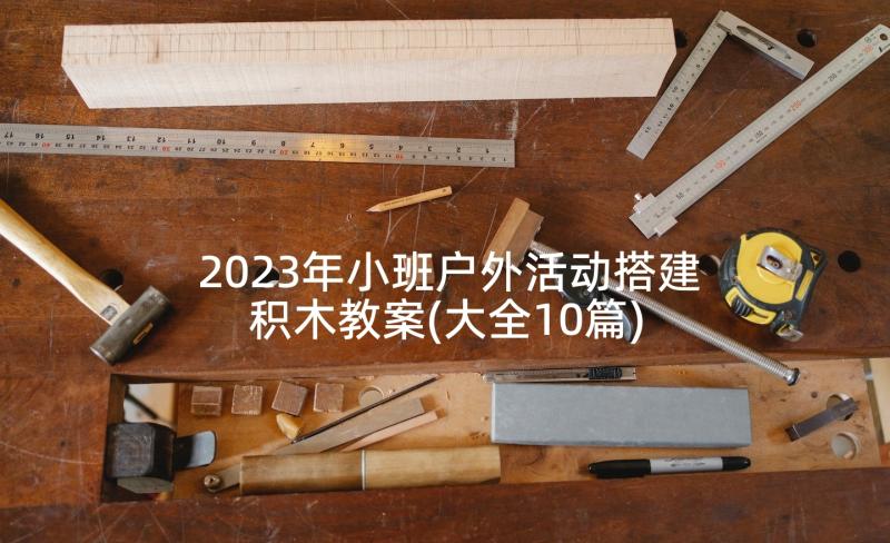 2023年小班户外活动搭建积木教案(大全10篇)