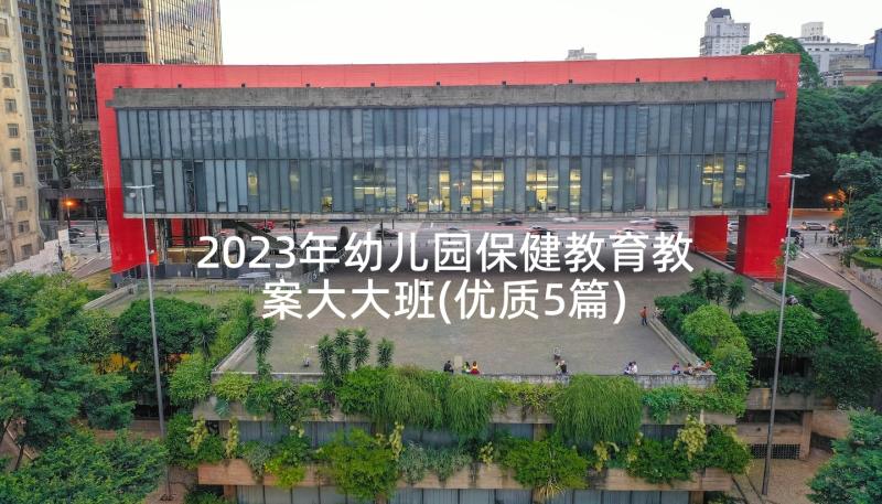 2023年幼儿园保健教育教案大大班(优质5篇)