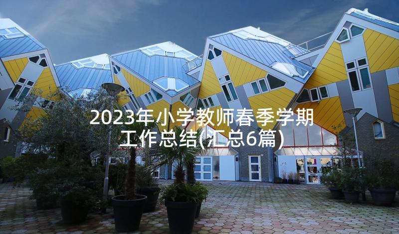 2023年小学教师春季学期工作总结(汇总6篇)