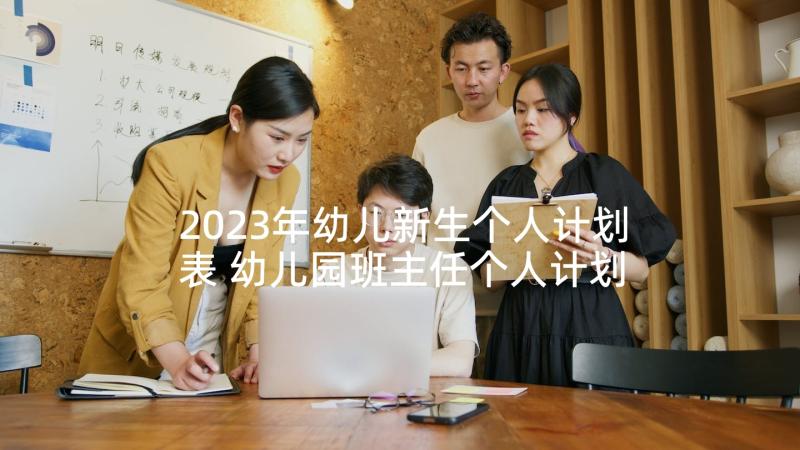 2023年幼儿新生个人计划表 幼儿园班主任个人计划表(优秀5篇)