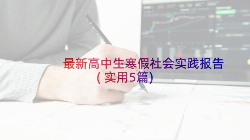 最新高中生寒假社会实践报告(实用5篇)