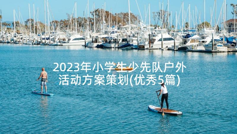 2023年小学生少先队户外活动方案策划(优秀5篇)