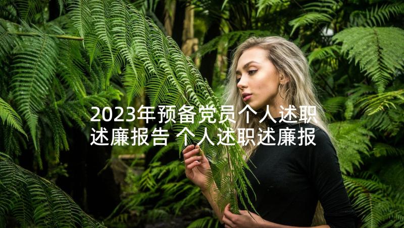 2023年预备党员个人述职述廉报告 个人述职述廉报告个人述职述廉报告(汇总5篇)