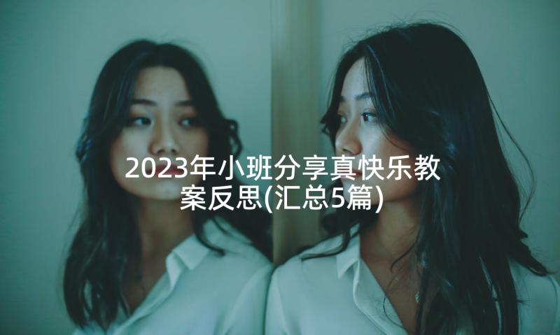 2023年小班分享真快乐教案反思(汇总5篇)