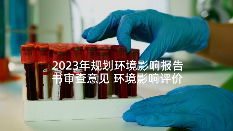 2023年规划环境影响报告书审查意见 环境影响评价报告书(优质5篇)