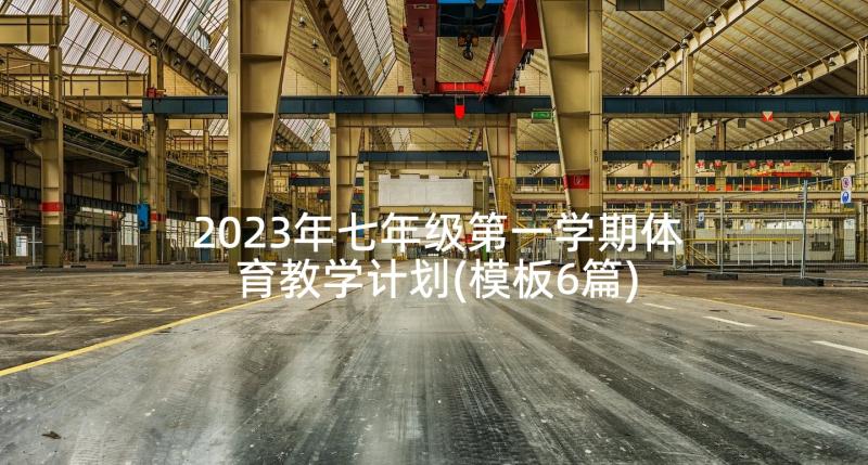 2023年七年级第一学期体育教学计划(模板6篇)