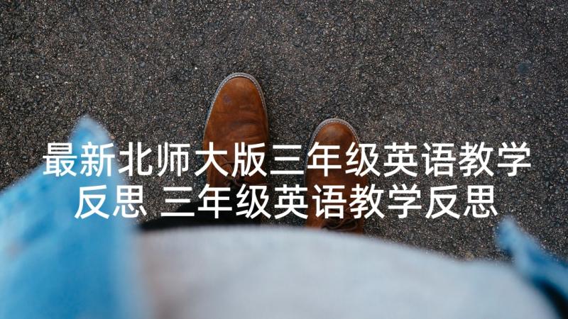 最新北师大版三年级英语教学反思 三年级英语教学反思(优质6篇)