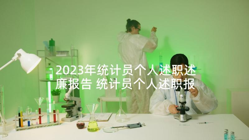 2023年统计员个人述职述廉报告 统计员个人述职报告(大全7篇)