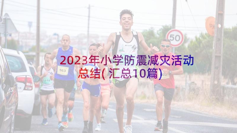 2023年小学防震减灾活动总结(汇总10篇)