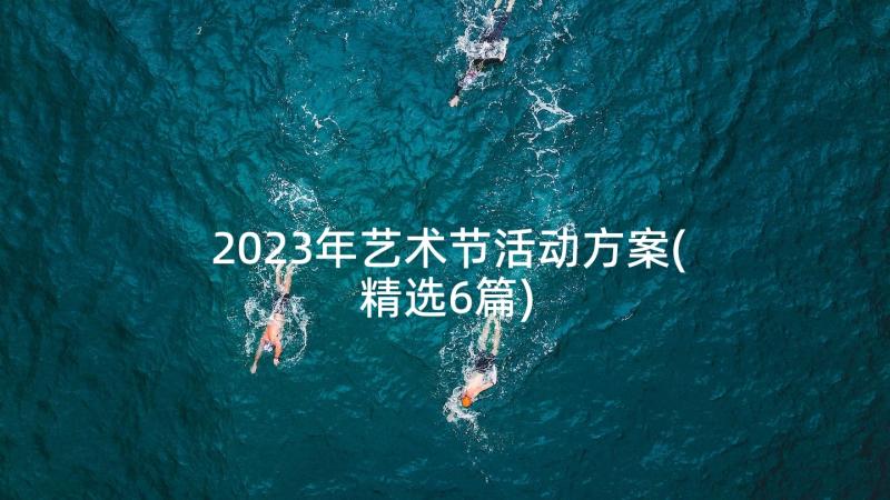 2023年艺术节活动方案(精选6篇)