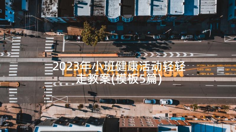 2023年小班健康活动轻轻走教案(模板5篇)