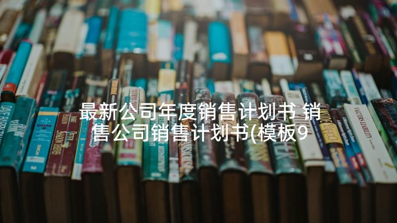 最新公司年度销售计划书 销售公司销售计划书(模板9篇)