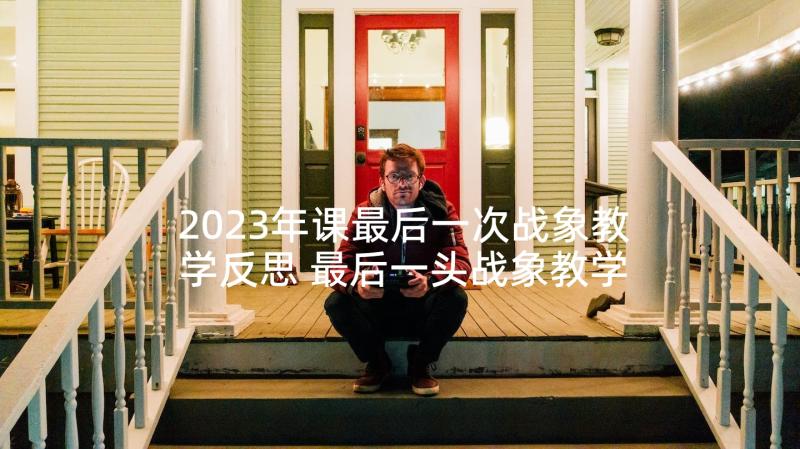 2023年课最后一次战象教学反思 最后一头战象教学反思(通用7篇)