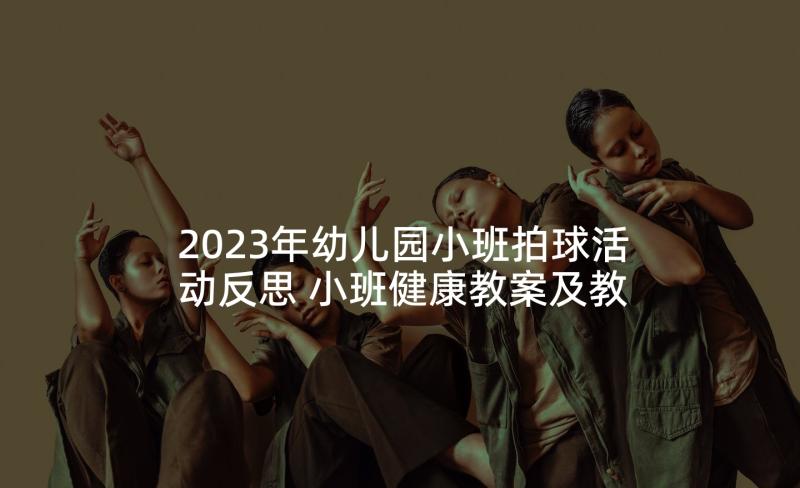 2023年幼儿园小班拍球活动反思 小班健康教案及教学反思洗澡真舒服(汇总9篇)