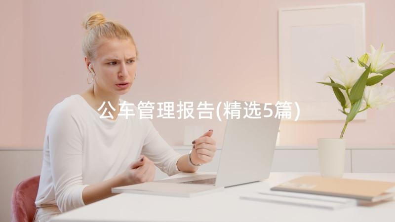 公车管理报告(精选5篇)