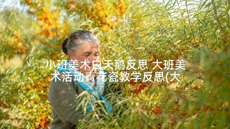 小班美术白天鹅反思 大班美术活动青花瓷教学反思(大全5篇)