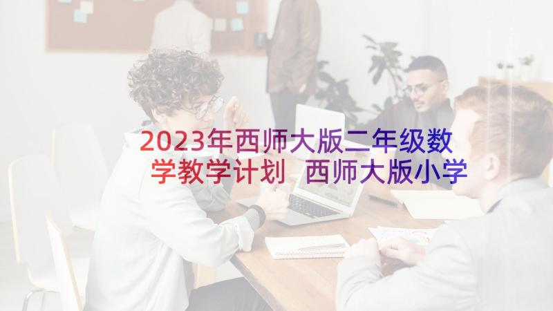 2023年西师大版二年级数学教学计划 西师大版小学数学二年级的教学计划(精选5篇)