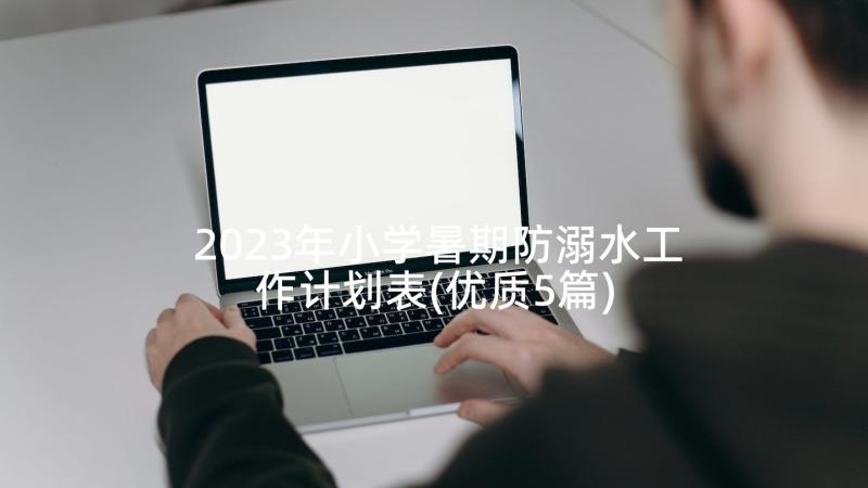 2023年小学暑期防溺水工作计划表(优质5篇)