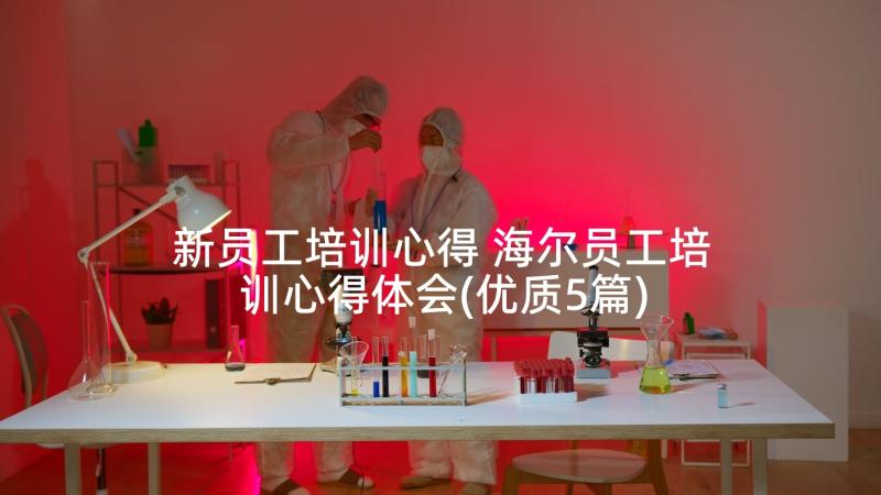 新员工培训心得 海尔员工培训心得体会(优质5篇)