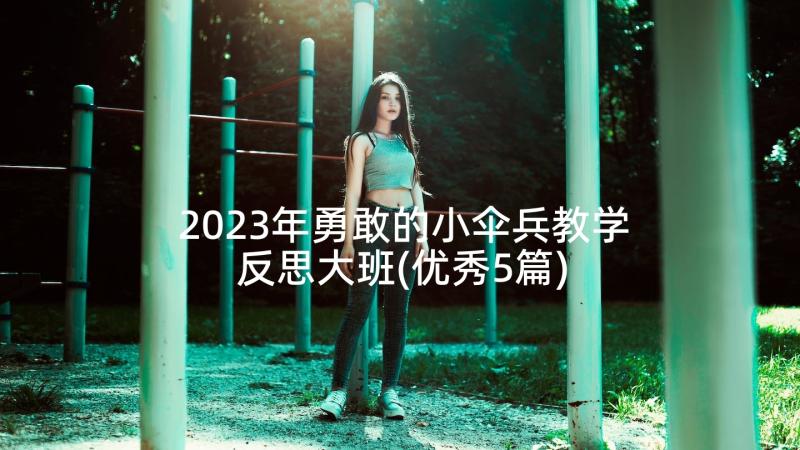 2023年勇敢的小伞兵教学反思大班(优秀5篇)