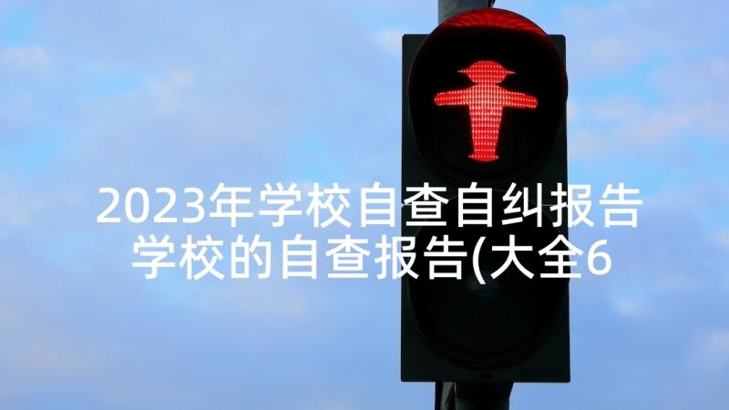 2023年学校自查自纠报告 学校的自查报告(大全6篇)