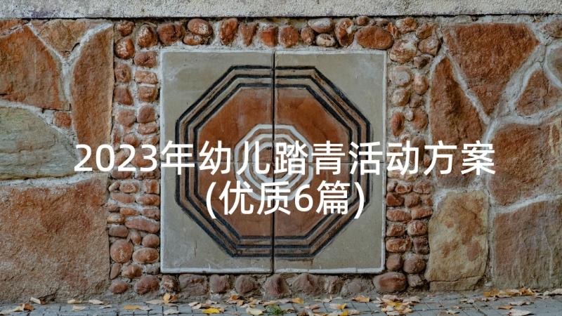 2023年幼儿踏青活动方案(优质6篇)