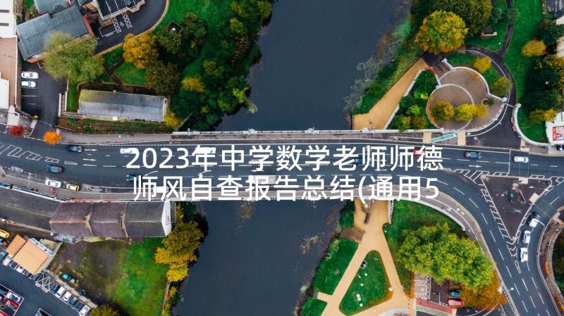 2023年中学数学老师师德师风自查报告总结(通用5篇)