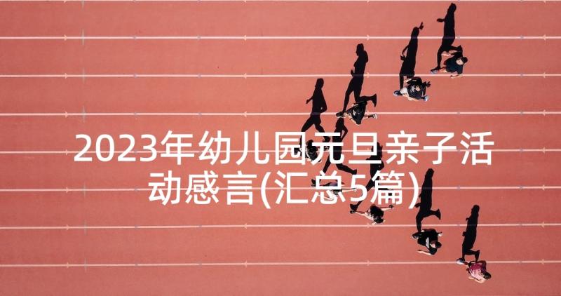 2023年幼儿园元旦亲子活动感言(汇总5篇)