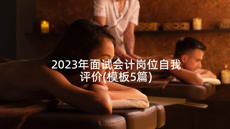 2023年面试会计岗位自我评价(模板5篇)