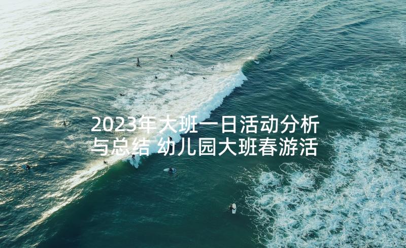 2023年大班一日活动分析与总结 幼儿园大班春游活动总结(优秀7篇)