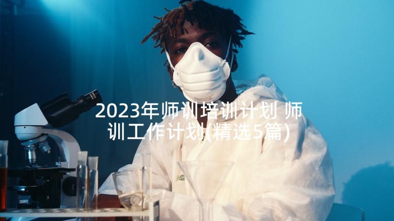 2023年师训培训计划 师训工作计划(精选5篇)