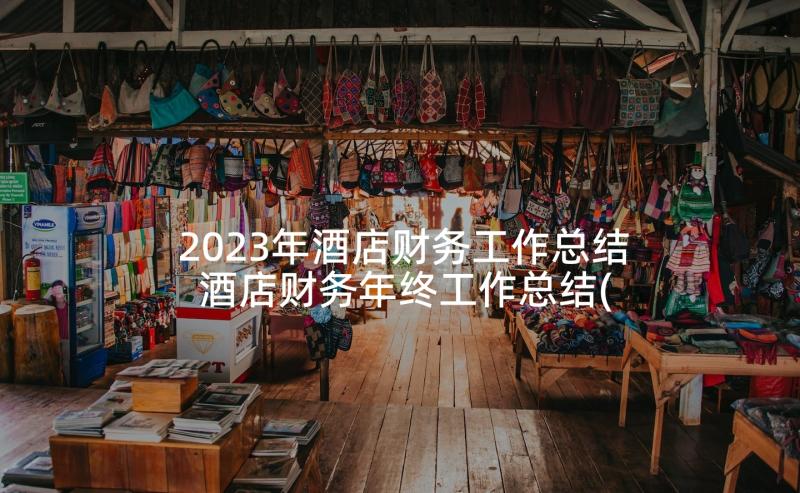 2023年酒店财务工作总结 酒店财务年终工作总结(汇总6篇)