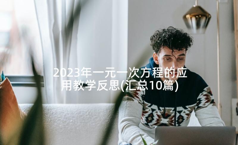 2023年一元一次方程的应用教学反思(汇总10篇)