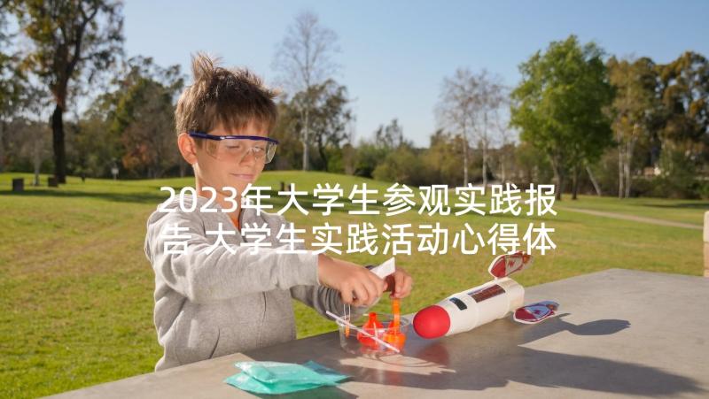 2023年大学生参观实践报告 大学生实践活动心得体会(优质10篇)