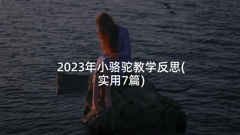 2023年小骆驼教学反思(实用7篇)