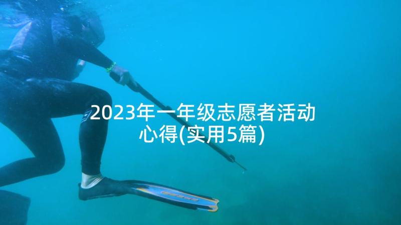 2023年一年级志愿者活动心得(实用5篇)