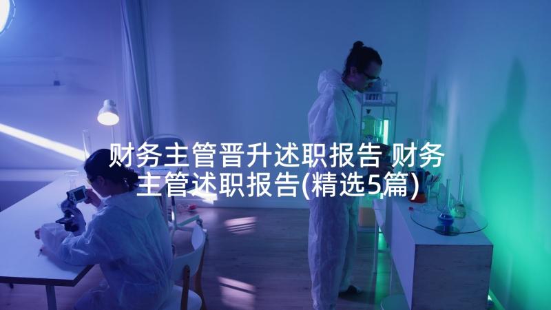 财务主管晋升述职报告 财务主管述职报告(精选5篇)