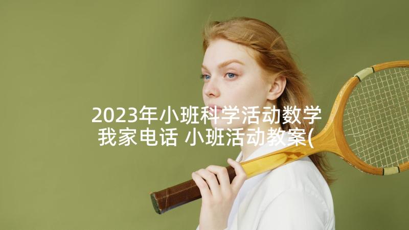 2023年小班科学活动数学我家电话 小班活动教案(实用5篇)