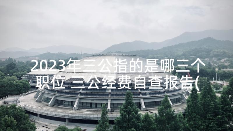 2023年三公指的是哪三个职位 三公经费自查报告(模板7篇)