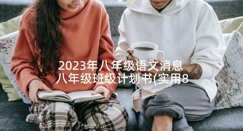 2023年八年级语文消息 八年级班级计划书(实用8篇)