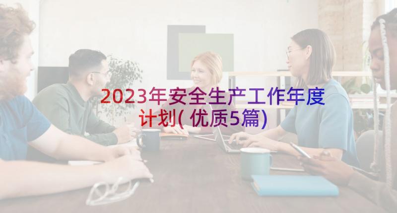 2023年安全生产工作年度计划(优质5篇)