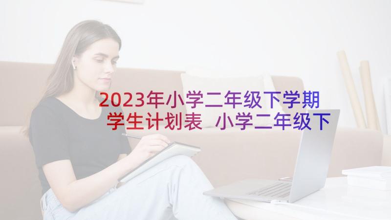 2023年小学二年级下学期学生计划表 小学二年级下学期复习计划(汇总9篇)