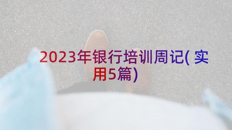 2023年银行培训周记(实用5篇)