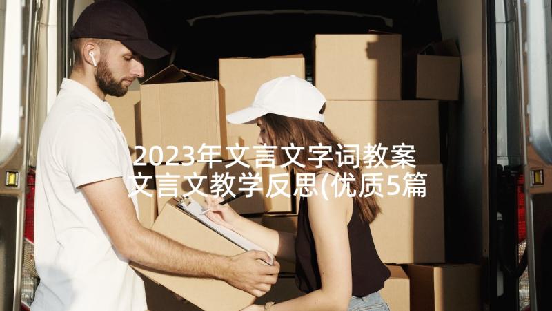 2023年文言文字词教案 文言文教学反思(优质5篇)