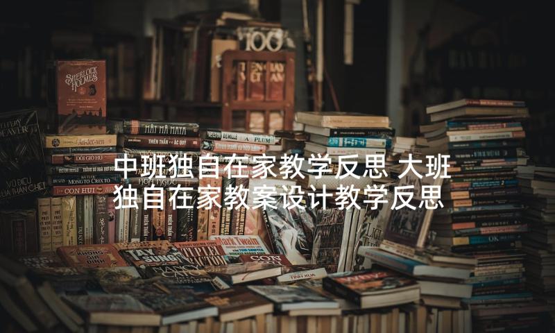 中班独自在家教学反思 大班独自在家教案设计教学反思(优秀5篇)