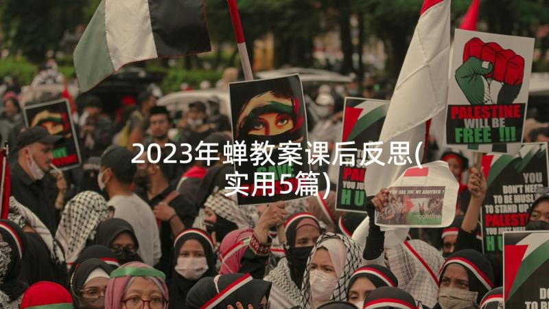 2023年蝉教案课后反思(实用5篇)