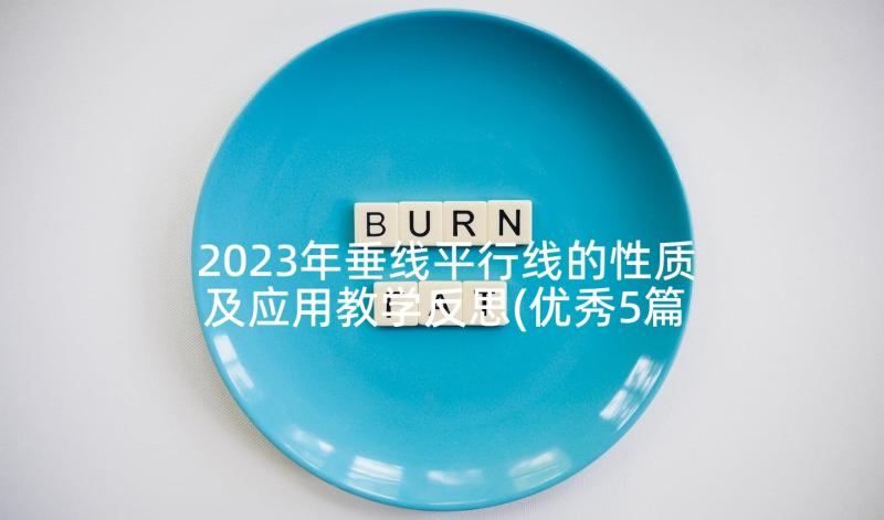 2023年垂线平行线的性质及应用教学反思(优秀5篇)